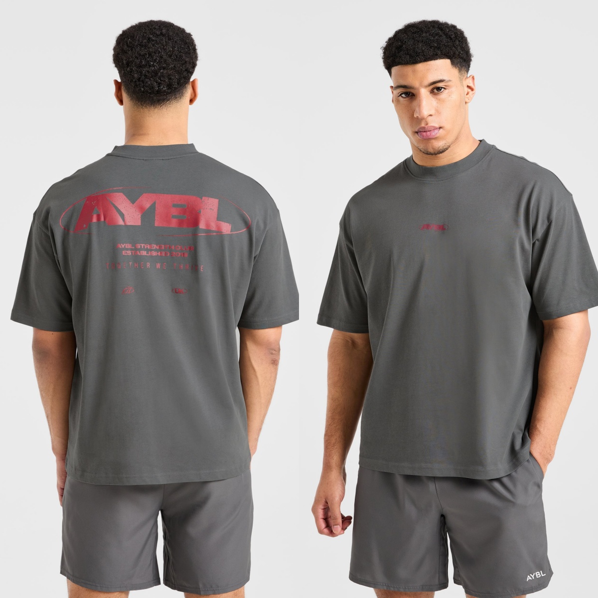 Streetwear Brand Red - レッドロゴ強度フィットネスブランド Tシャツコットングラフィック Tシャツ男性女性夏ストリートウェア