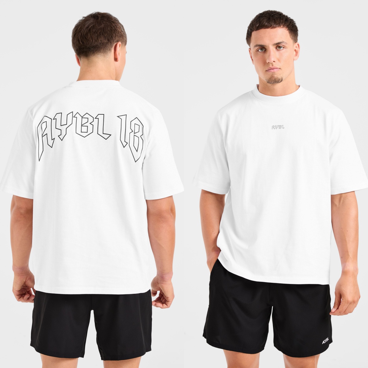 レッドロゴ強度フィットネスブランド Tシャツコットングラフィ - Streetwear Brand Red のレビューと価格