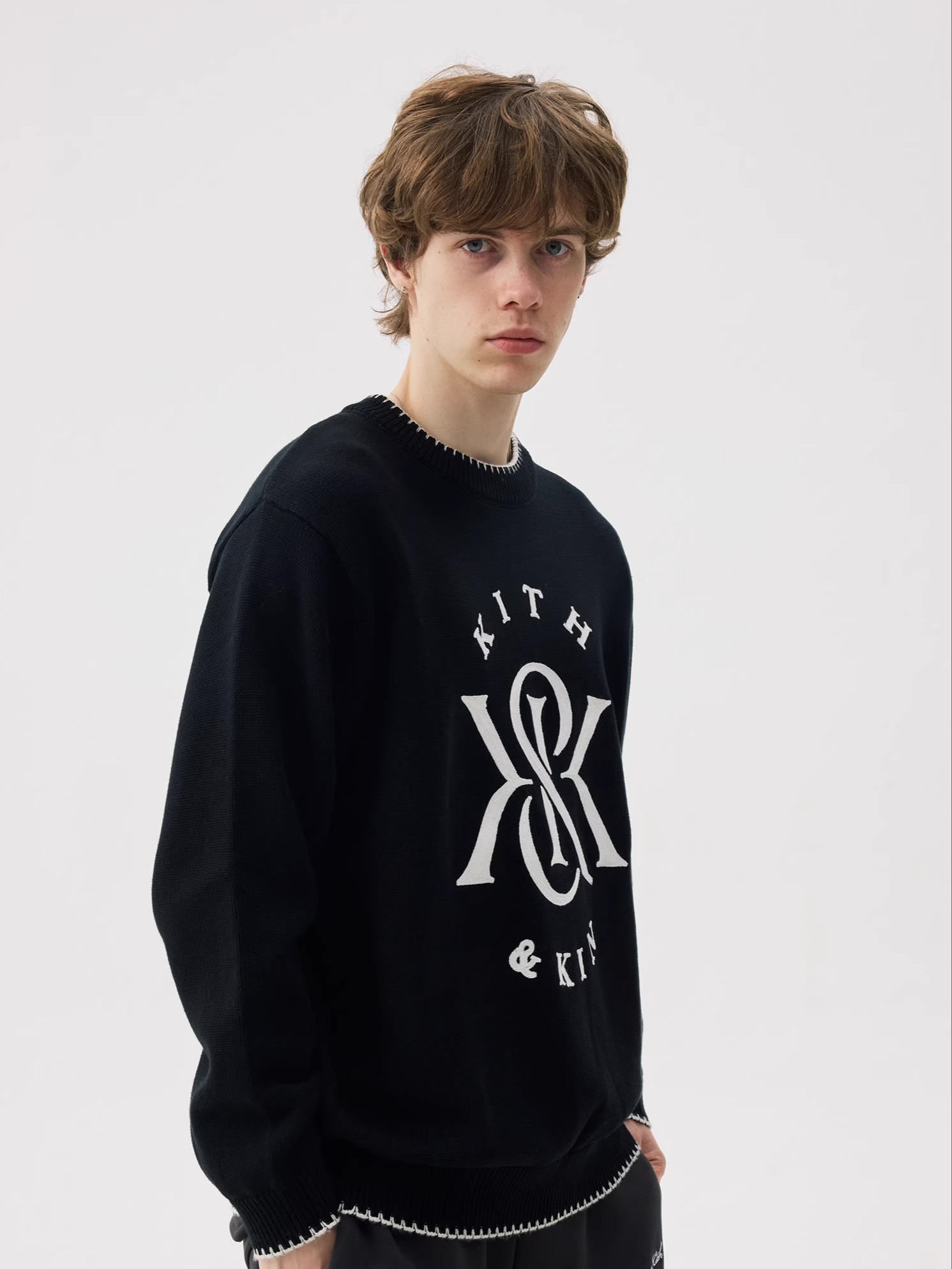 Kith アメリカンスタイル冬新作ルーズニットセーターフード - Kith Sweater Knit のレビューと価格