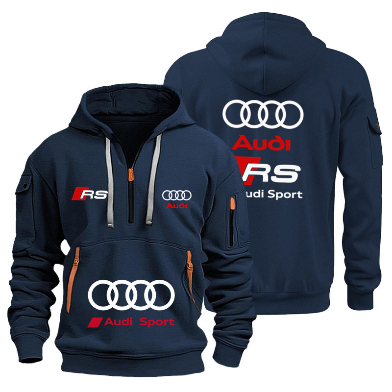 アウディブランドユニセックスオートバイレーシングフーディー防 - Streetwear Brand Hoodies のレビューと価格