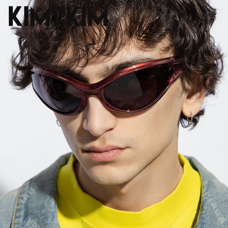 男性と女性のための長方形のサングラス,高級ブランドデザインの - Streetwear Brand With Eye のレビューと価格