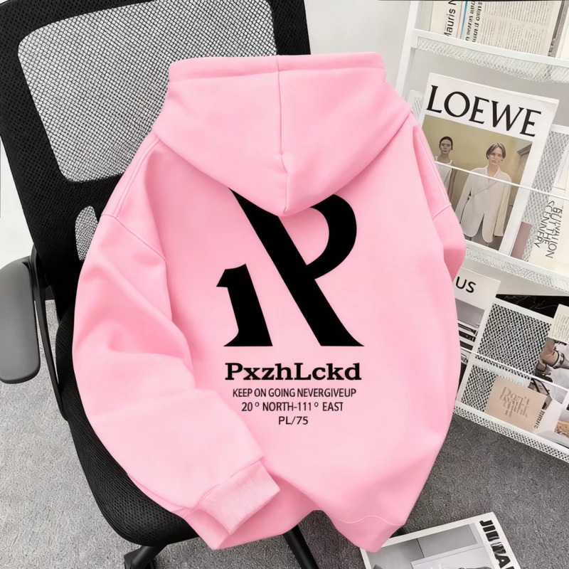 メンズ秋冬アメリカンスタイルレタープリントトレンディブランド - Streetwear Brand Hoodies のレビューと価格