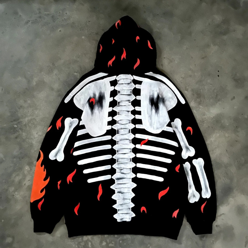 アニメコスプレ原宿パンクスタイルファッションパーカー女性ブラ - Streetwear Brand Hoodies のレビューと価格
