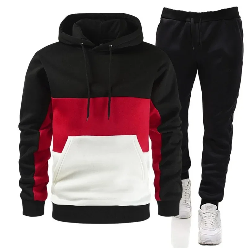 メンズ2点セットブランド秋冬パーカースーツメンズファッション - Streetwear Brand Hoodies のレビューと価格