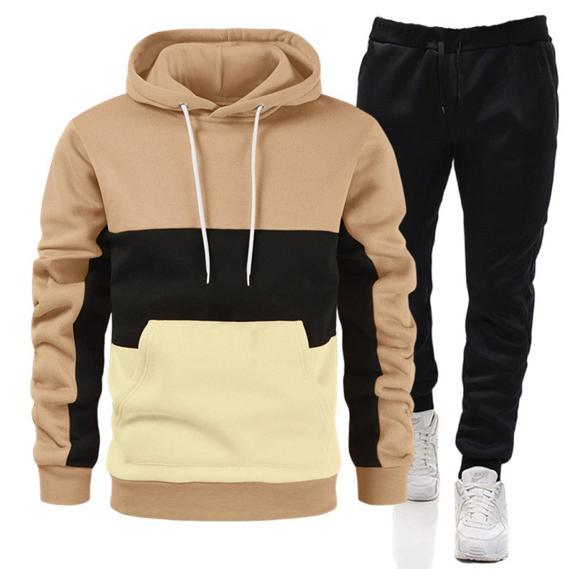 メンズ2点セットブランド秋冬パーカースーツメンズファッション - Streetwear Brand Hoodies のレビューと価格