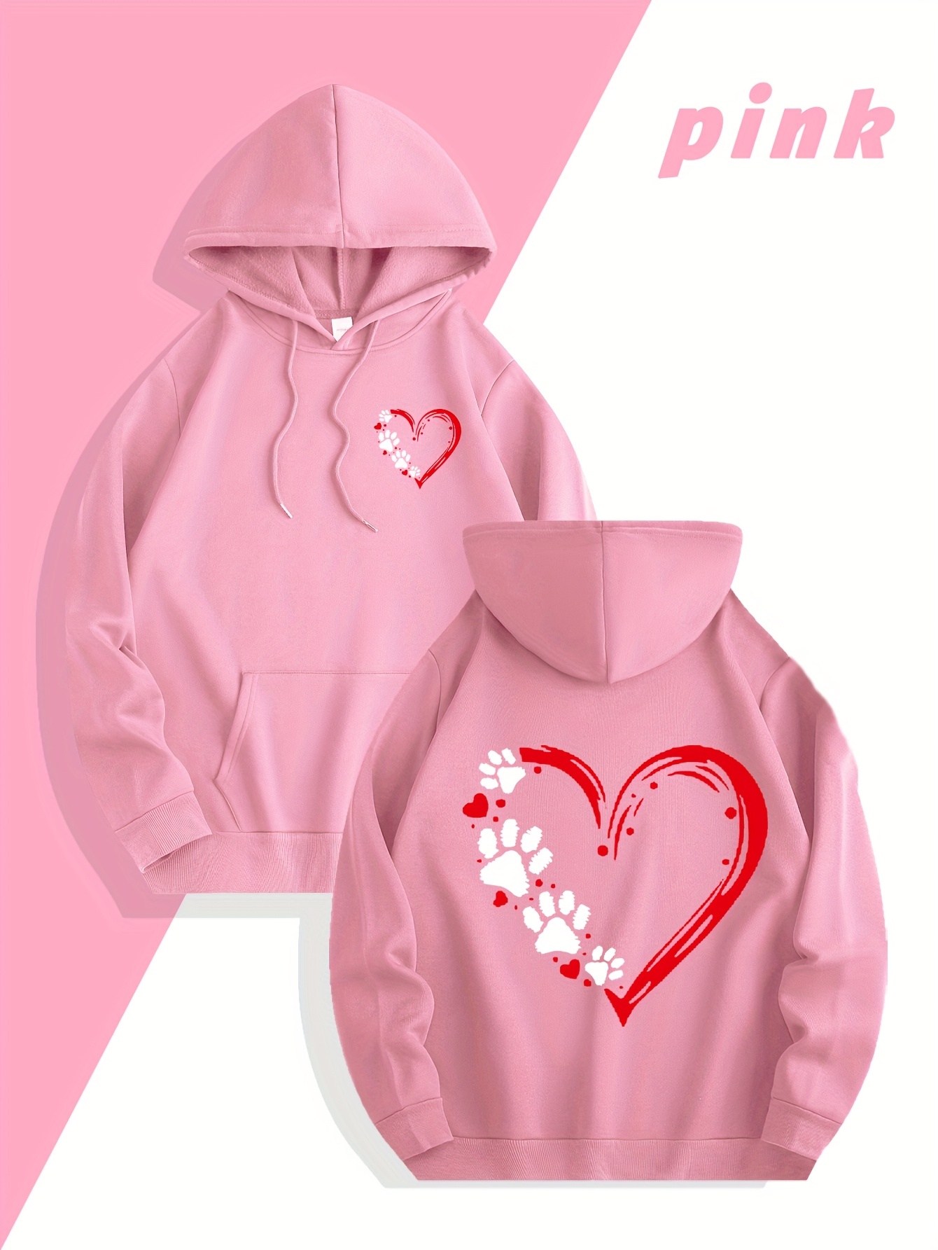 秋冬ストリートウェアブランド ハートプリント メンズスウェッ - Streetwear Brand Hoodies のレビューと価格